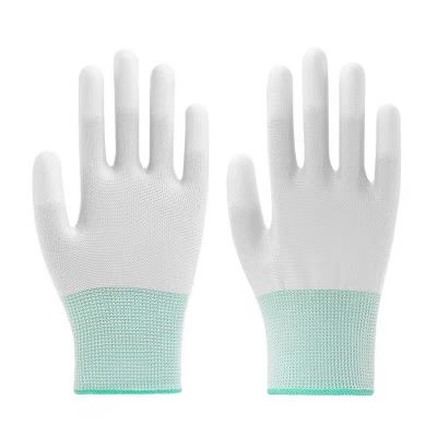 FR0310 Nylon PU Fingertip Coating Gloves 